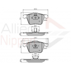 Esipiduriklotsid XC90 05P1237