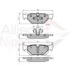 Piduriklotsid BMW 1srj UK ADB02787