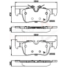 piduriklotsid taga BMW 15-