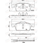brake pads Peugeot 508