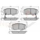 Esipid klotsid Picanto 04- 116mm
