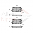 tagap.klotsid Insignia, Saab9-5 10-