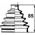 copertura in gomma del semiasse