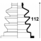 copertura in gomma del semiasse