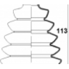 copertura in gomma del semiasse