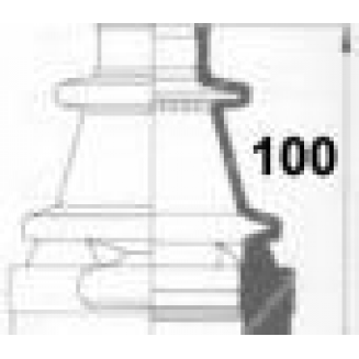 halvaxel gummikåpa, S169-500184