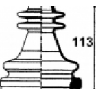 copertura in gomma del semiasse