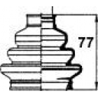copertura in gomma del semiasse