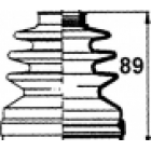 copertura in gomma del semiasse