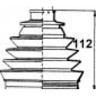 copertura in gomma del semiasse