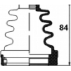 copertura in gomma del semiasse
