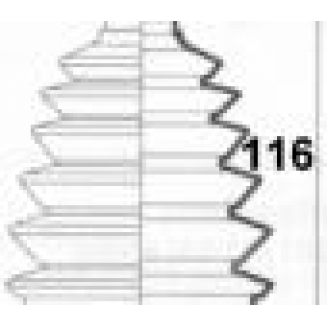 half axle rubber cover MAZDA6, S169-500389T