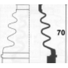 half axle rubber Citr 04- sis