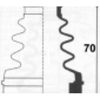 half axle rubber Citr 04- sis, S169-500405