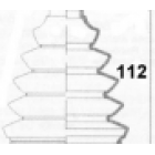 semiasse campo in gomma C2.Panda