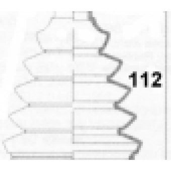 campo de caucho semieje C2.Panda, S169-500409T