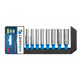 1/4&quot; long sockets 8 pieces 5.5-13mm 8 pieces, S171-HT1A886