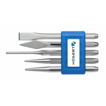 Turret + chisel set 5 pieces, S171-HT3B713