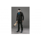 PASADER en polaire noir XL (54)