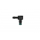Ylivuotoputki 90ø liitäntä 3,2mm 1kpl