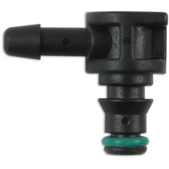 Bräddrör 90ø anslutning 3,2mm 1st, S183-34024