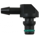 Overflow pipe 90ø connection 3.2mm 1pc