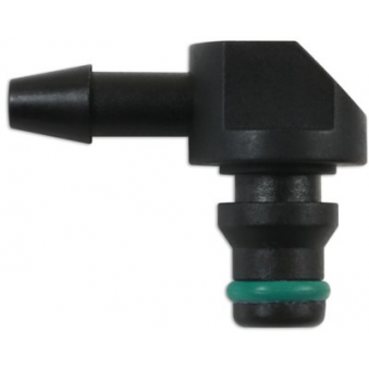 Bräddrör 90ø anslutning 3,2mm 1st, S183-34027