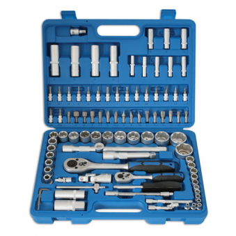 Chuck sæt 1/2&quot;-1/4&quot; 94 dele, S183-3671