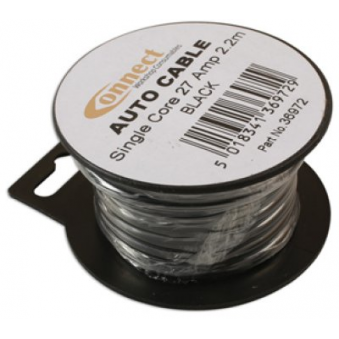 Cable 2.2m 27A 3mmý black, S183-36972