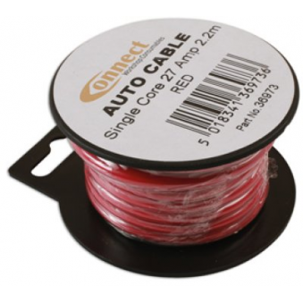 Cable 2.2m/27AMP 3mmý red, S183-36973