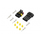 Connector female+male 3-pin 14-pin