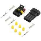 Connector female+male 3-pin 14-pin