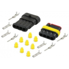Connector female+male 4-pin 18-pin