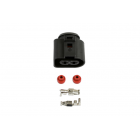 Connector VW female 2-pin 4.8mm