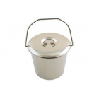 Stainless bucket lid