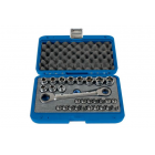 Sockets with hole 8-19mm+bits