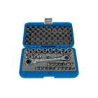 Sockets with hole 8-19mm+bits