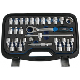 Chuck sæt (GoThru) 28 dele 1/2&quot;, S183-7054