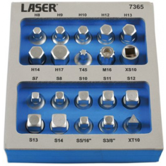 Atslēgas eļļas kartera vāciņiem 3/8&quot; 20 gab, S183-7365