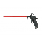Compressed air gun with side openings