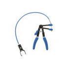 Fuel filter clamp rings with cable