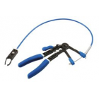 Fuel filter clamp rings with cable