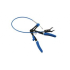 Fuel filter clamp rings with cable