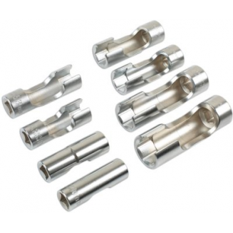 Clés à douille ouvertes 10-19mm 8pcs 3/8, S183-7601