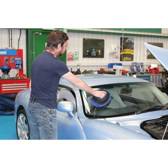 Vadrouille en microfibre avec manche extensible, S183-7712