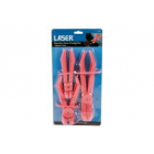 Hose pliers with angle lock, 3-piece