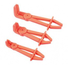 Hose pliers with angle lock, 3-piece