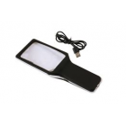 Magnifying glass with light