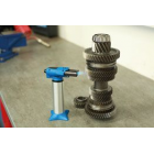 Heat gun with toplet flame