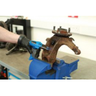 Heat gun with toplet flame